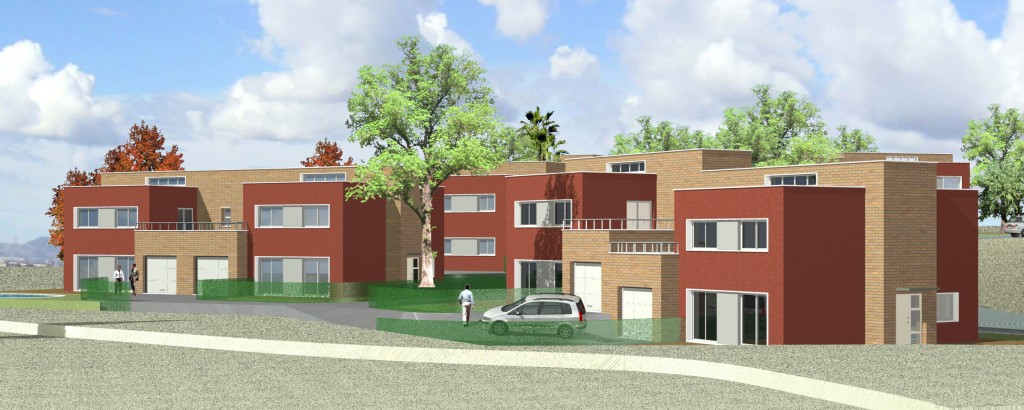 Arquitectura residencial vivienda unifamiliar pareada sercoaguas 13
