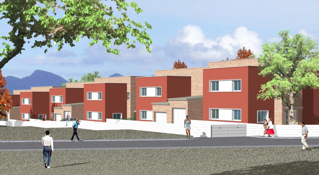 Arquitectura residencial vivienda unifamiliar pareada sercoaguas 16